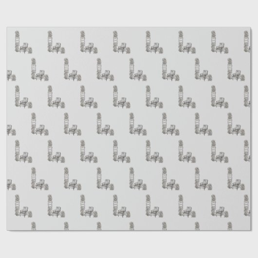 Boekloperhoek Cadeaupapier (Vlak)