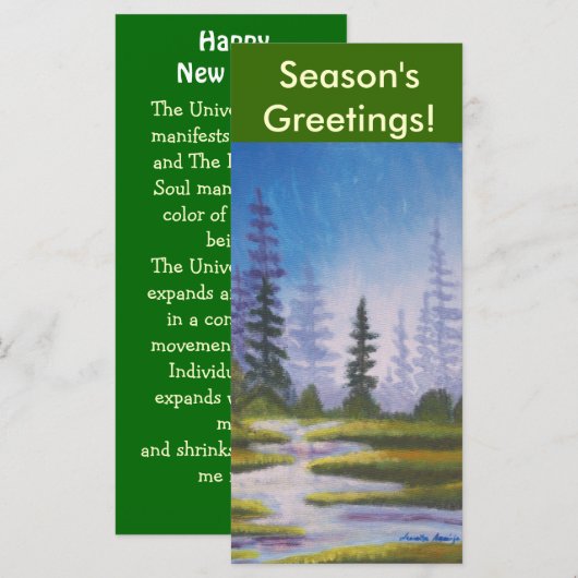 Boekmarkers Seizoensgroeten (Voorkant / Achterkant)