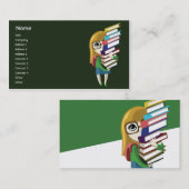 Boekmeisje - Zakelijk Visitekaartje (Voorkant / Achterkant)