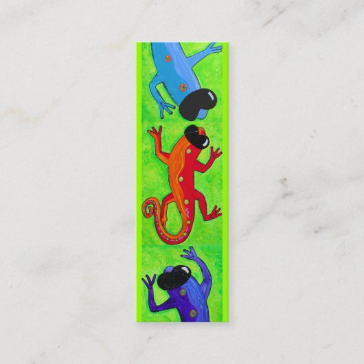 Boekmerk - zonnepanelen mini visitekaartje (Voorkant)