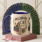 Boekminnende Lapjeskat Bibliotheek Mok