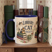 Boekminnende Lapjeskat Bibliotheek Mok