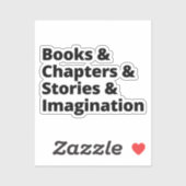 Boekmodel Sticker (Vel)