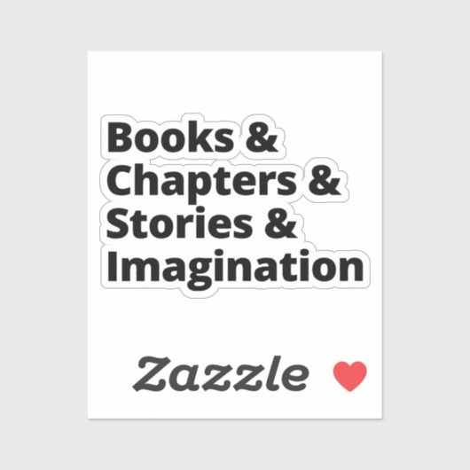 Boekmodel Sticker (Vel)