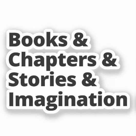 Boekmodel Sticker (Voorkant)