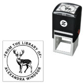 Boeknaam Bibliotheek Axishert Chital Zelfinktende Stempel (In situ)