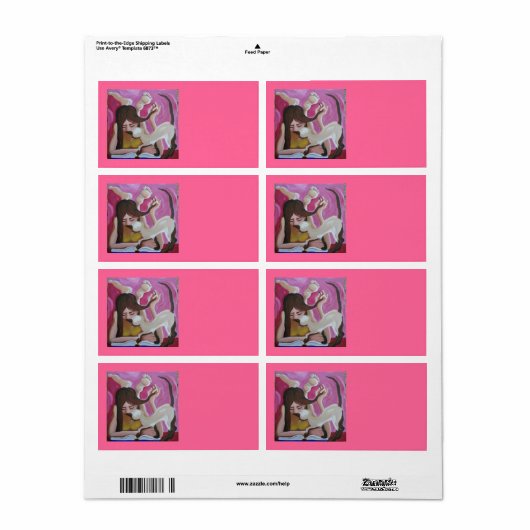 Boekomenboekje Etiket (Full Sheet)