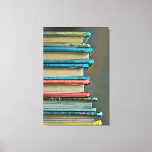 Boekomencadeau Canvas Afdruk (Voorkant)