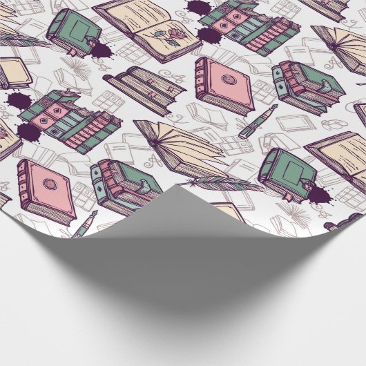 Boekomppapier Cadeaupapier (Hoek)