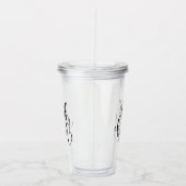 Boekomslag Acryl Drinkbeker (Rechts)