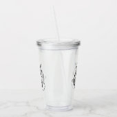 Boekomslag Acryl Drinkbeker (Links)