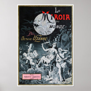  boekomslag "Le Miroir du Monde" poster