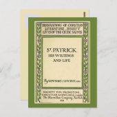  boekomslag memoires van St. Patrick Briefkaart (Voorkant / Achterkant)