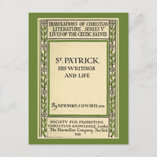 boekomslag memoires van St. Patrick Briefkaart