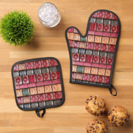Boekomslag Ovenwant & Pannenlap Set