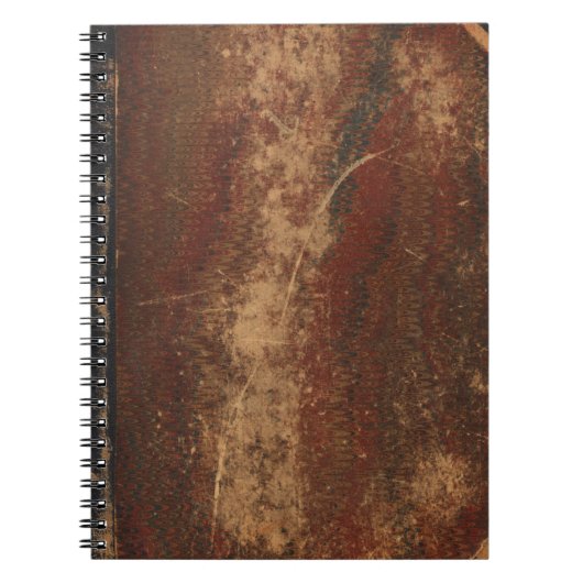  boekomslag, retro faux leder gebonden notitieboek (Voorkant)