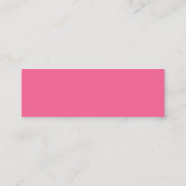 Boekomslag Roze Mini Visitekaartje (Achterkant)