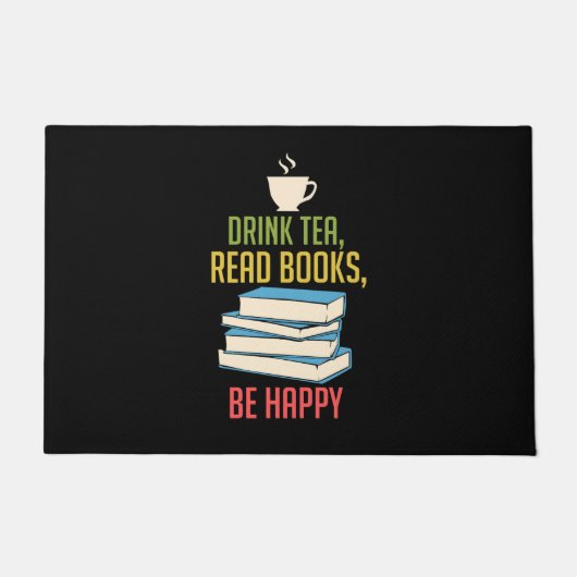 Boekomslag - Tea Books Happy Deurmat (Voorkant)