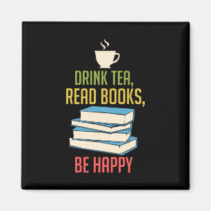 Boekomslag - Tea Books Happy Magneet