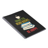 Boekomslag - Tea Books Happy Notitieboek (Rechterzijde)