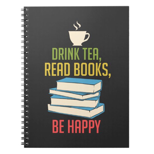 Boekomslag - Tea Books Happy Notitieboek (Voorkant)