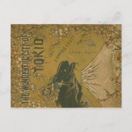 Boekomslag "The Wonderful City of Tokio" op blanco Briefkaart