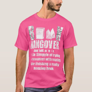 Boekomslag voor boekenresten t-shirt