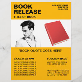 Boekondertekening en releasebrochure - Collectie a Flyer