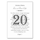  boekpagina gepersonaliseerde bruiloft liefdesverh kaart (Voorkant)