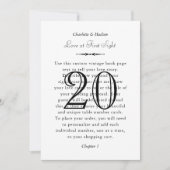  boekpagina Trouwtafel nummer Kaart (Voorkant)