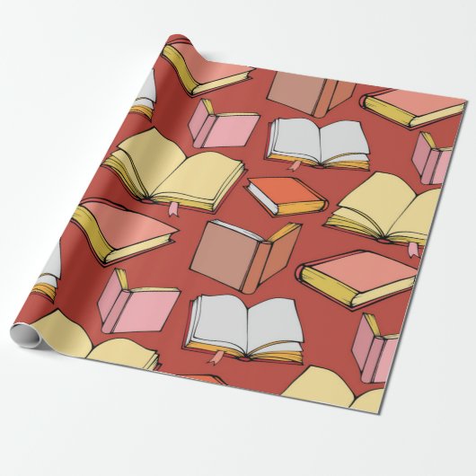 Boekpatroon Cadeaupapier (Uitgerold)