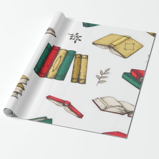 Boekpatroon Cadeaupapier (Uitgerold)