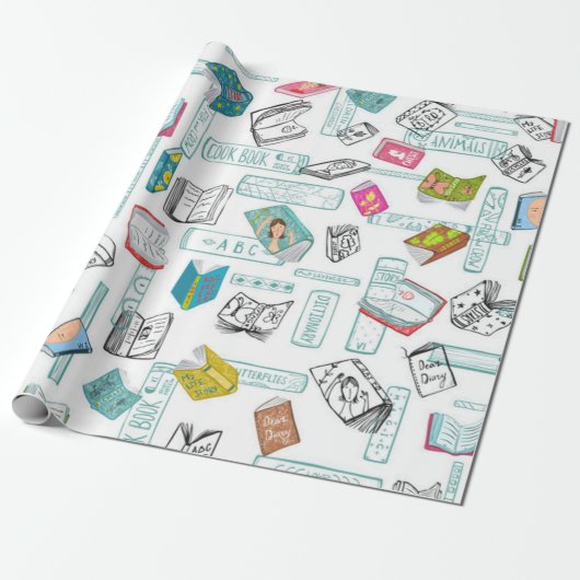 Boekpatroon Cadeaupapier (Uitgerold)