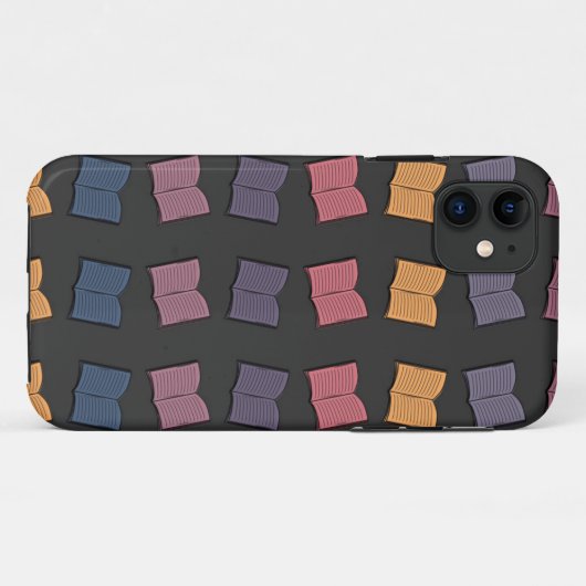 Boekpatroon Case-Mate iPhone Case (Achterkant (horizontaal))