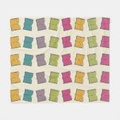 Boekpatroon Fleece Deken (Voorkant (Horizontaal))