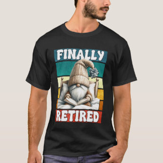 Boekpensioen Kabouter Houdt van Lezen Eindelijk Me T-shirt