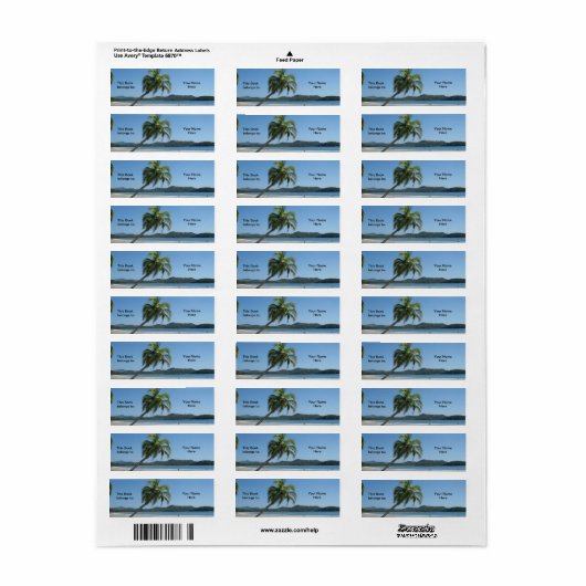 Boekplaat (aanpasbaar) etiket (Full Sheet)