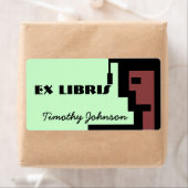 Boekplaat Ex Libris Naam Geometrische Afstuderen S Etiket (Insitu)