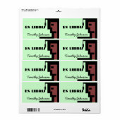 Boekplaat Ex Libris Naam Geometrische Afstuderen S Etiket (Full Sheet)