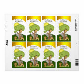 Boekplaat Labels School Tiener Kinderen Jungle (Full Sheet)