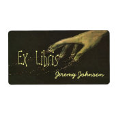 Boekplaat Magic Magician Ex Libris Book Name Label (Voorkant)