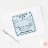 Boekplaat Sticker Bibliotheek Toewijding Iedereen. (Envelop)