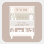 Boekplaat uit de Bibliotheek van Vierkante Sticker (Voorkant)