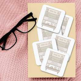 Boekplaat uit de Bibliotheek van Vierkante Sticker