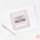 Boekplaat uit de Bibliotheek van Vierkante Sticker (Envelop)