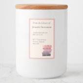 Boekplaatlabel Voedselcontainer Etiket (Voorkant)