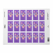 Boekplaatlabels Kinderstickers Kitten Kat Etiket (Full Sheet)