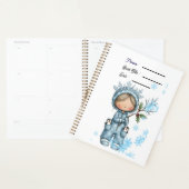 Boekplanner Cover voor een Besneeuwde Dag Planner (Display)