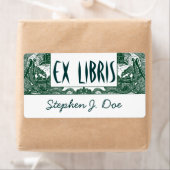 Boekplaten Draken in Dungeon Bookend EX LIBRIS Etiket (Insitu)