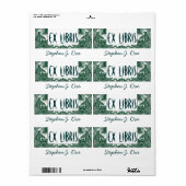 Boekplaten Draken in Dungeon Bookend EX LIBRIS Etiket (Full Sheet)